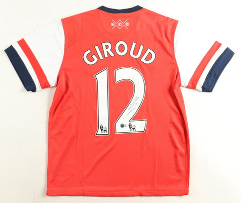 Olivier Giroud Signed Arsenal Football Club Jersey (Beckett) Striker/ France