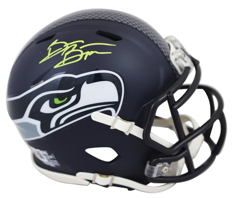 Seahawks Brian Bosworth Authentic Signed Speed Mini Helmet BAS Witnessed