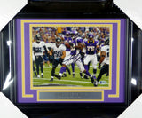 Adrian Peterson Autographed Signed Framed 8x10 Photo Vikings Beckett F52226