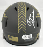 Roger Staubach Signed Dallas Cowboys Salute 2025 Speed Mini Helmet- Beckett Holo