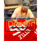 George Kittle Autographed/Signed San Francisco 49ers Red Jersey Beckett 58532