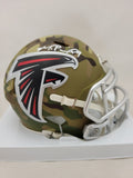 MICHAEL PENIX JR SIGNED ATLANTA FALCONS CAMO SPEED MINI HELMET BECKETT