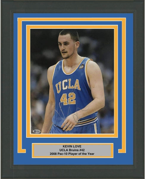 FRAMED Autographed/Signed KEVIN LOVE UCLA Bruins 11x14 Photo Beckett COA