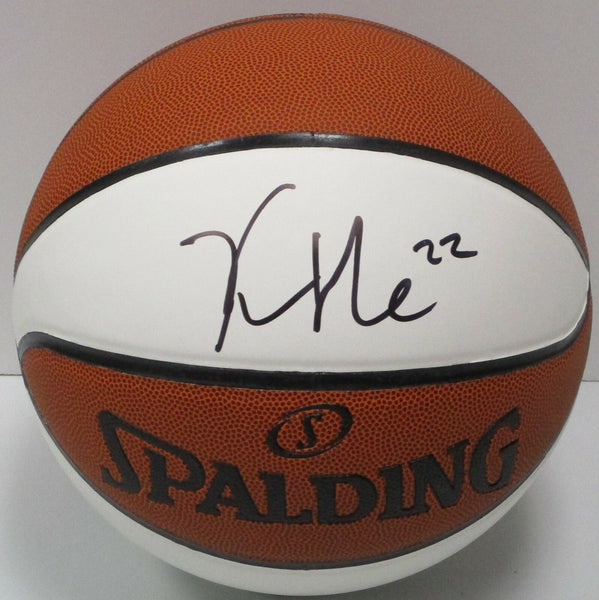 Bucks KHRIS MIDDLETON Signed Spalding Replica White Panel Basketball AUTO - JSA