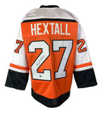 Ron Hextall Philadelphia Signed Orange Hockey Jersey BAS