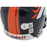 Darius Watts Autographed Denver Broncos VSR4 Mini Helmet Beckett 44181