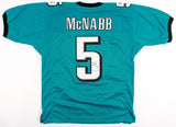 Donovan McNabb Signed Philadelphia Eagles Green Jersey (JSA COA) 6xPro Bowl QQ