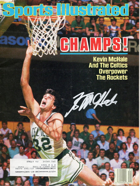 Kevin McHale Autographed Boston Celtics Sports Illustrated 6/16/86 Beckett