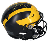 Tom Brady Autographed Michigan Wolverines Authentic Speed Flex Helmet Fanatics
