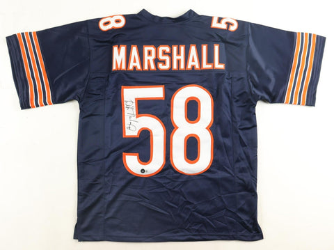 Wilber Marshall Signed Chicago Bears Jersey / Super Bowl XX Linebacker /Beckett