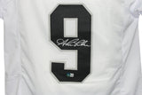 Shane Lechler Autographed/Signed Pro Style White XL Jersey Beckett BAS 34186