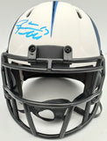 RYAN TANNEHILL AUTOGRAPHED TITANS LUNAR ECLIPSE WHITE MINI HELMET BECKETT 197224