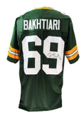 David Bakhtiari Autographed Green Bay Packers Custom Jersey JSA 186827
