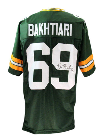 David Bakhtiari Autographed Green Bay Packers Custom Jersey JSA 186827