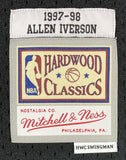 Allen Iverson Signed Philadelphia 76ers 1997-98 M&N HWC Swingman Jersey JSA ITP