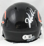 William Perry Autographed Chicago Bears Speed Mini Helmet - Beckett W Hologram