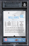 North Carolina Roy Williams Signed 2010 SP Authentic #83 Card BAS Slabbed