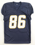 Oronde Gadsden Signed Los Angeles Chargers Jersey (Beckett) 2025 5th Round Pck