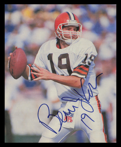 Bernie Kosar Autographed 8x10 Magazine Page Photo Cleveland Browns SKU #244729
