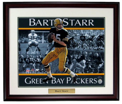 Bart Starr HOF Green Bay Packers Signed/Auto 16x20 Photo Framed TriStar 161831