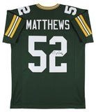 Clay Matthews III Authentic Signed Green Pro Style Jersey Autographed JSA 2