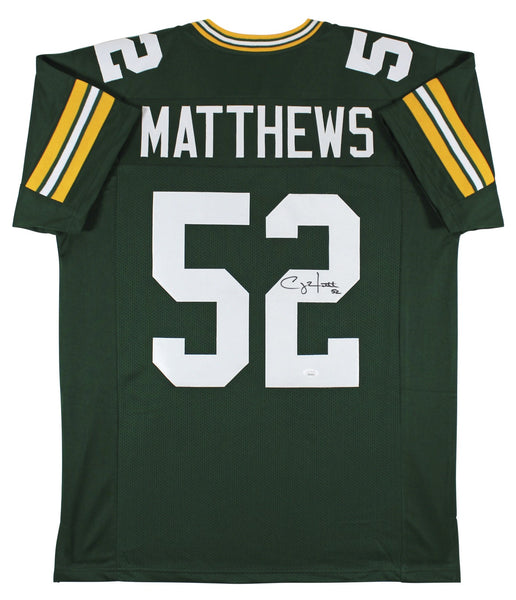Clay Matthews III Authentic Signed Green Pro Style Jersey Autographed JSA 2
