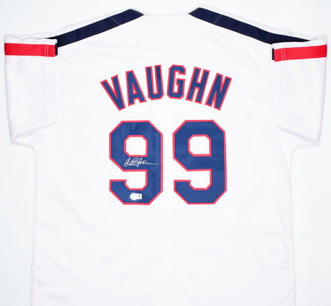 Charlie Sheen Signed Major League 'Wild Thing' Vaughn Pro Style Jersey-Beckett W