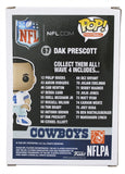 Cowboys Dak Prescott Signed #67 Funko Pop Vinyl Figure Creased BAS Wit #2W978184