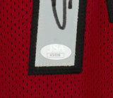 Tyler Herro Miami Signed Red Basketball Jersey JSA