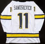 Mackie Samoskevich Michigan Wolverines Signed Jersey (JSA COA) Florida Panthers