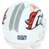 Terrell Davis Autographed "HOF 17" Alternate Denver Broncos Mini Helmet Radtke