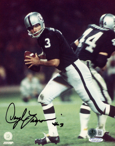 Daryle Lamonica Autographed Oakland Raiders 8x10 Photo Beckett 45631