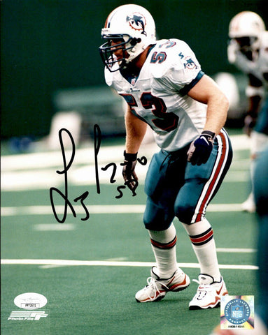 Larry Izzo Miami Dolphins Signed/Autographed 8x10 Photo JSA 160962