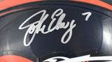 John Elway Signed Denver Broncos F/S VSR4 Helmet - Beckett W *Silver *Bad decal