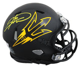 Arizona State Hines Ward Authentic Signed Black Speed Mini Helmet w/ Case BAS W