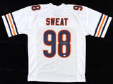 Montez Sweat Signed Chicago Bears White Jersey (JSA) 2019 1st Rd Pick Linebacker
