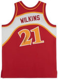 FRMD Dominique Wilkins Atlanta Hawks Signed Mitchell & Ness 1986 Replica Jersey