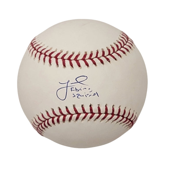 Jeff McNeil Autographed New York Mets OMLB Baseball W/Flying Squirrel MLB