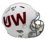 Joe Thomas Signed Wisconsin Badgers Speed Authentic UW NCAA Helmet