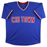 Sammy Sosa Authentic Signed Blue Pro Style Jersey Autographed BAS Witnessed 3