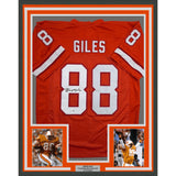 Framed Autographed/Signed Jimmie Giles 35x39 Tampa Bay Jersey JSA COA