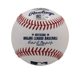 Christian Yelich Signed Milwaukee Brewers Rawlings OML White Ball