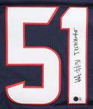 Will Anderson Jr. Signed Houston Texans Jersey Inscribed " Terminator" (Beckett)