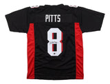 Kyle Pitts Atlanta Signed Black Football Jersey BAS