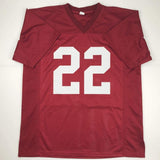 Autographed/Signed Mark Ingram Alabama Red College Jersey Beckett BAS COA