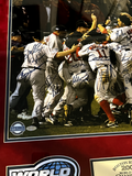 2004 World Series Boston Red Sox Team Signed Auto Photo Framed 28x28 Steiner