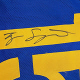 Framed Autographed/Signed Ty Simpson 35x39 Los Angeles Blue Jersey JSA COA