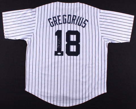 Didi Gregorius Signed Yankees Jersey (JSA COA) Derek Jeter's replacement at S.S.