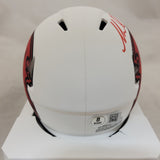 MIKE EVANS SIGNED TAMPA BAY BUCCANEERS LUNAR ECLIPSE SPEED MINI HELMET BECKETT