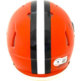 Nick Chubb Signed Cleveland Browns Mini Helmet Beckett 40062